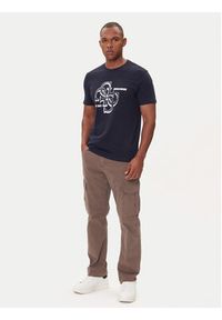 Guess T-Shirt M5BI72 I3Z14 Niebieski Slim Fit. Kolor: niebieski. Materiał: bawełna #4