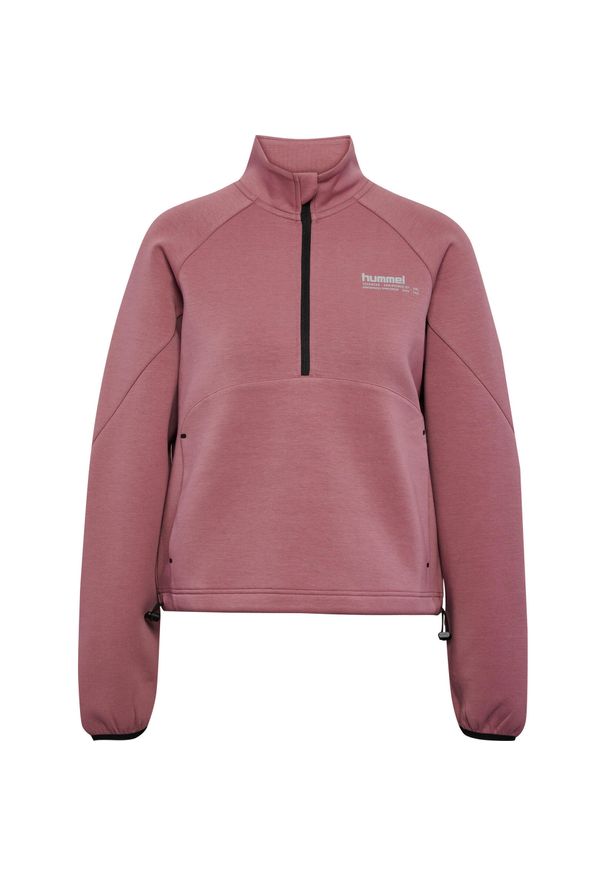 Bluza damska Hummel Tech Boxy. Kolor: fioletowy. Materiał: polar. Sezon: zima