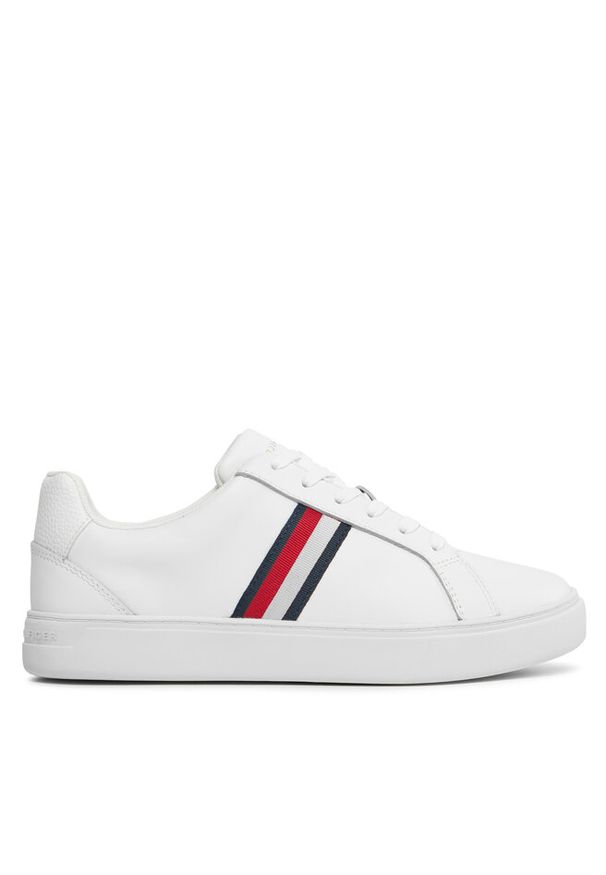 TOMMY HILFIGER - Sneakersy Tommy Hilfiger. Kolor: biały