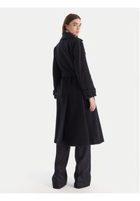 Marella Płaszcz wełniany Balcone 2523016112 Granatowy Regular Fit. Kolor: niebieski. Materiał: syntetyk #2