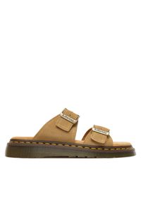 Klapki Dr. Martens. Kolor: brązowy