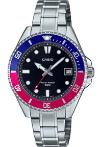 Zegarek Casio Zegarek marki Casio model MDV-10D kolor Szary. Akcesoria męski. Sezon: Cały rok NoSize. Kolor: szary #1
