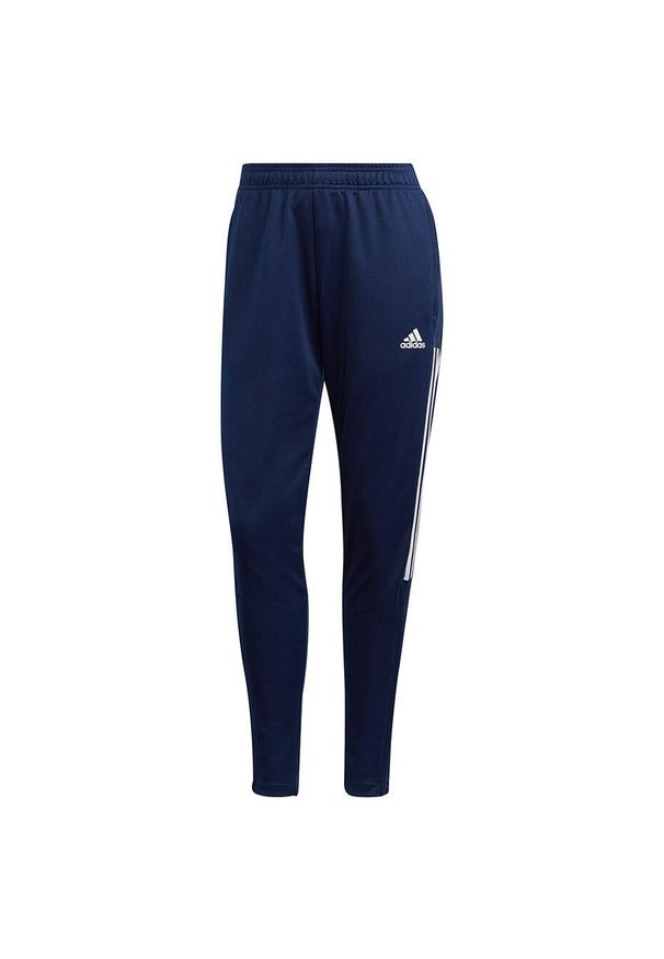 Adidas - Spodnie piłkarskie damskie adidas Tiro 21 Training. Kolor: niebieski, wielokolorowy, biały. Sport: piłka nożna