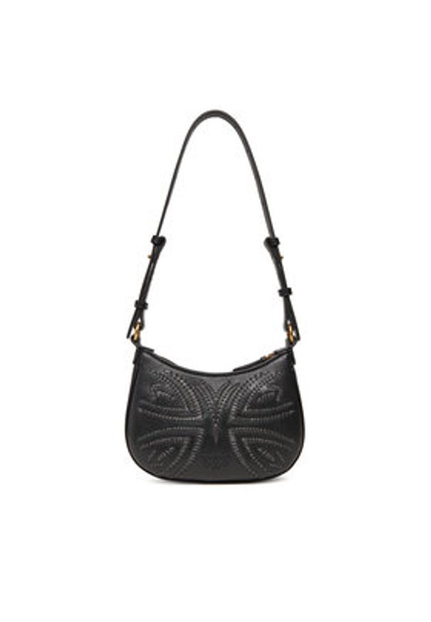 Pinko - PINKO Torebka Half Moon Baby PE 25 PLTT 103538 A2C3 Czarny. Kolor: czarny. Materiał: skórzane