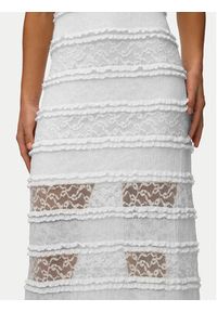 Vero Moda Sukienka wieczorowa Lucia 10348443 Kremowy Regular Fit. Kolor: kremowy. Materiał: syntetyk. Styl: wizytowy #2