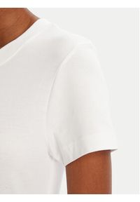 Calvin Klein Jeans T-Shirt Monologo J20J223563 Biały Slim Fit. Kolor: biały. Materiał: bawełna #3