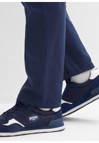 bonprix - Spodnie ze stretchem, classic fit, prosta nogawka. Stan: podwyższony. Kolor: niebieski #3