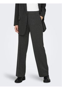 only - ONLY Spodnie materiałowe 15304267 Szary Straight Fit. Kolor: szary. Materiał: syntetyk