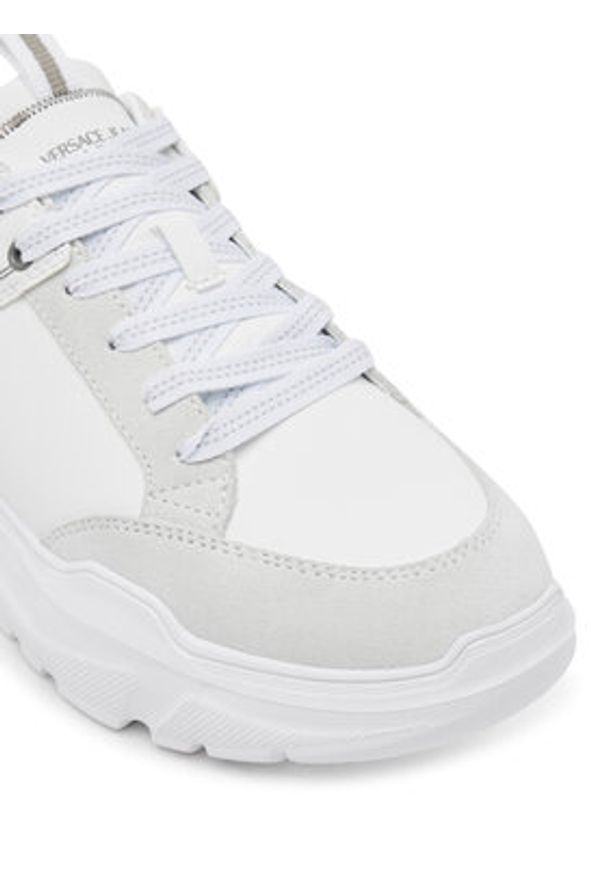 Versace Jeans Couture Sneakersy 79YA3SC2 ZPB30 003 Biały. Kolor: biały. Materiał: skóra