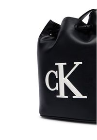 Calvin Klein Torebka Bold Ck Mini Bucket Crossbody LV04F3870G Czarny. Kolor: czarny. Materiał: skórzane #2