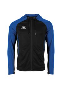 STANNO - Dziecięca bluza dresowa z zamkiem błyskawicznym Stanno Stadio. Kolor: niebieski, czarny, wielokolorowy. Materiał: dresówka