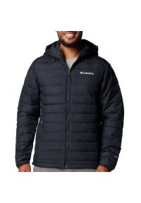 columbia - Kurtka Columbia Powder Lite II Hooded 2086944010 - czarna. Kolor: niebieski, czarny. Materiał: poliester, materiał. Sezon: zima, jesień. Styl: klasyczny #1