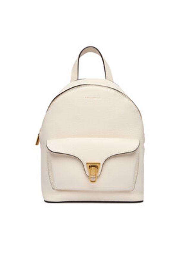 Coccinelle Plecak TFK Coccinelle Beat Grneratio E1 TFK 14 01 01 Écru. Materiał: skóra