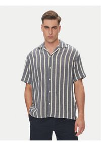 Jack & Jones - Jack&Jones Koszula Coba 12271060 Granatowy Relaxed Fit. Kolor: niebieski. Materiał: bawełna
