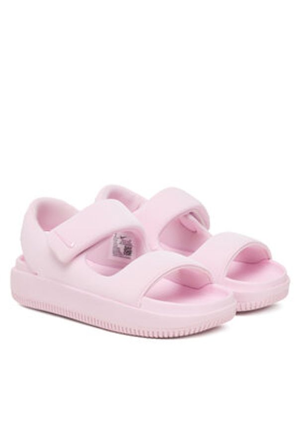 Nike Sandały Calm Sandal FZ3125 600 Różowy. Kolor: różowy. Materiał: skóra