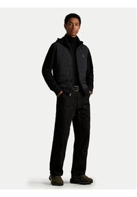 Polo Ralph Lauren Kurtka przejściowa 710981485001 Czarny Regular Fit. Typ kołnierza: polo. Kolor: czarny. Materiał: bawełna