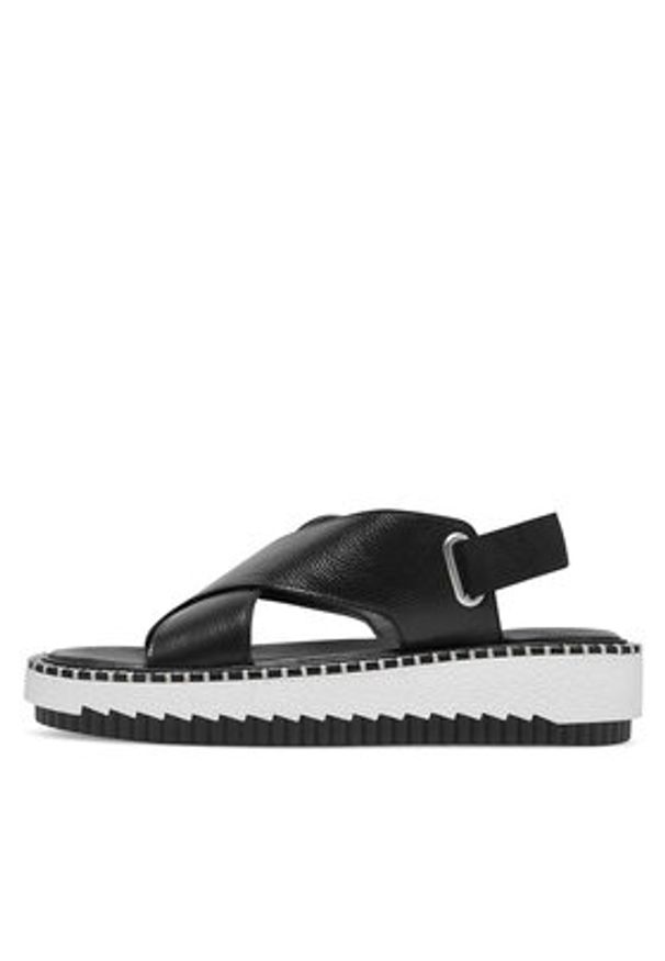 Badura Sandały BEKI-01W3-003 Czarny. Kolor: czarny. Materiał: skóra