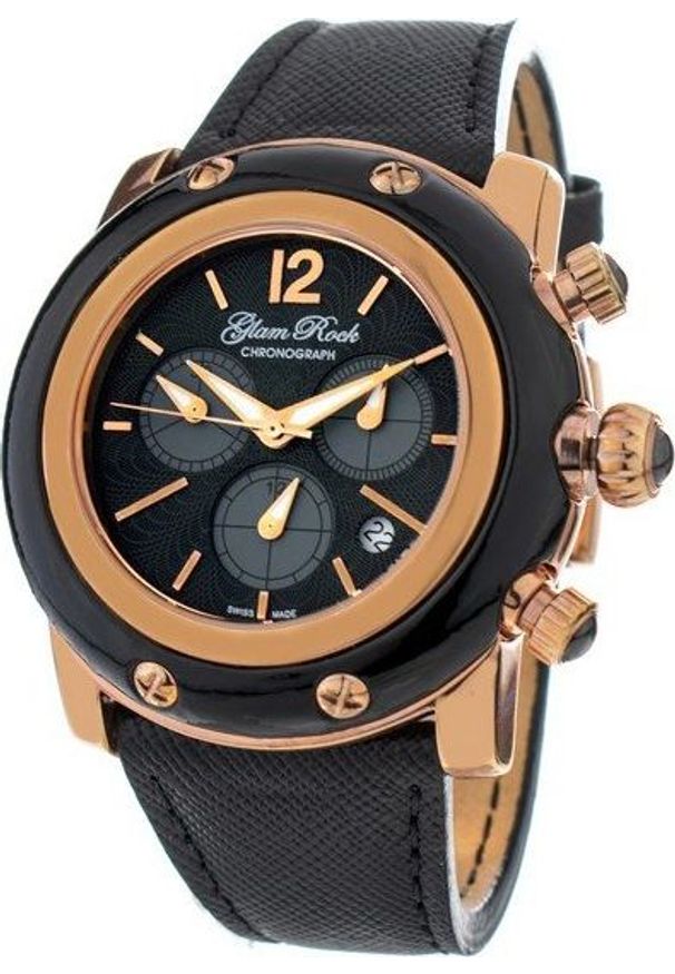 Zegarek Glam Rock Zegarek Damski Glam Rock GR10143 ( 46 mm). Styl: rockowy