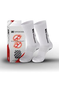 TAPEDESIGN - Skarpetki Tape Design Allround Superlight. Kolor: biały. Sport: piłka nożna #1