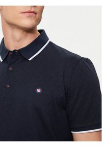 Pierre Cardin Polo C5 21274.2098 Granatowy Regular Fit. Typ kołnierza: polo. Kolor: niebieski. Materiał: bawełna #3