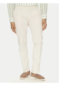 Marciano Guess Spodnie materiałowe 5GHB26 2322Z Écru Regular Fit. Kolor: kremowy. Materiał: bawełna #1