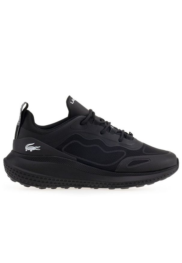 Buty Lacoste Active 745SMA0052-02H - czarne. Kolor: czarny. Materiał: guma, lycra, poliester. Szerokość cholewki: normalna. Wzór: nadruk