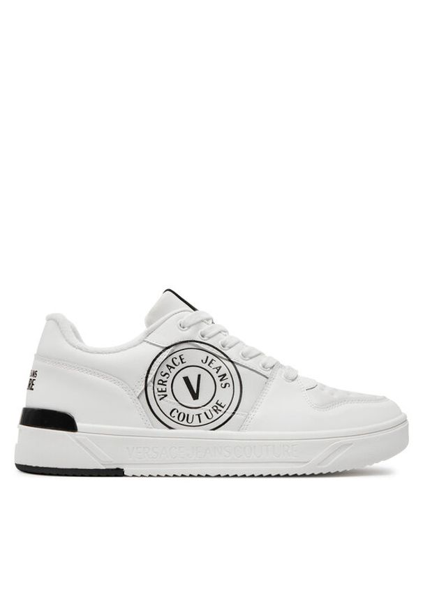 Versace Jeans Couture Sneakersy 76YA3SJ1 Biały. Kolor: biały