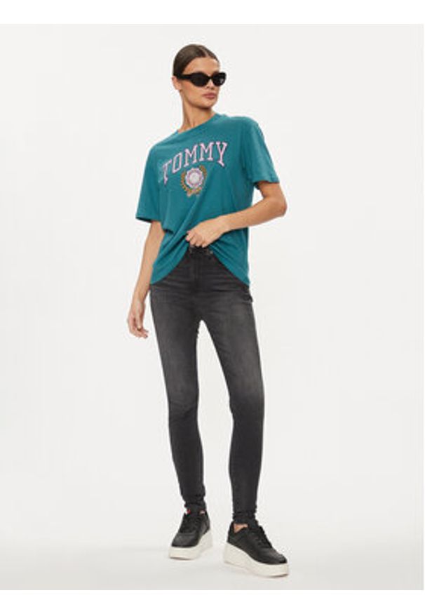 Tommy Jeans Jeansy Sylvia DW0DW17593 Czarny Skinny Fit. Kolor: czarny