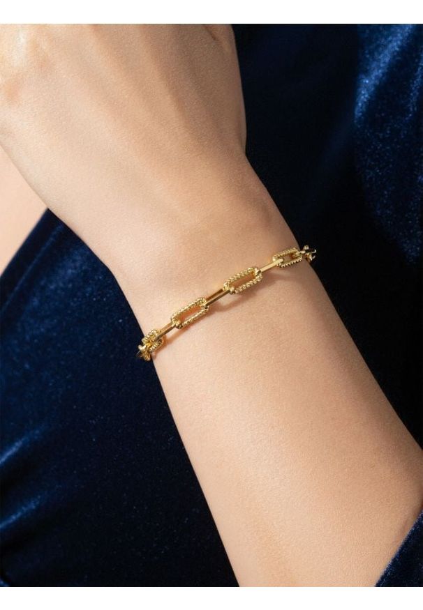 Sinsay - Bransoletka łańcuszkowa - złoty. Materiał: złote. Kolor: złoty