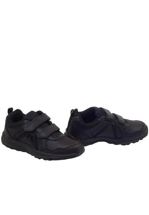 Buty do chodzenia dla dzieci Reebok Almotion 40. Zapięcie: rzepy. Kolor: czarny. Materiał: guma, materiał, syntetyk. Szerokość cholewki: normalna. Sport: turystyka piesza