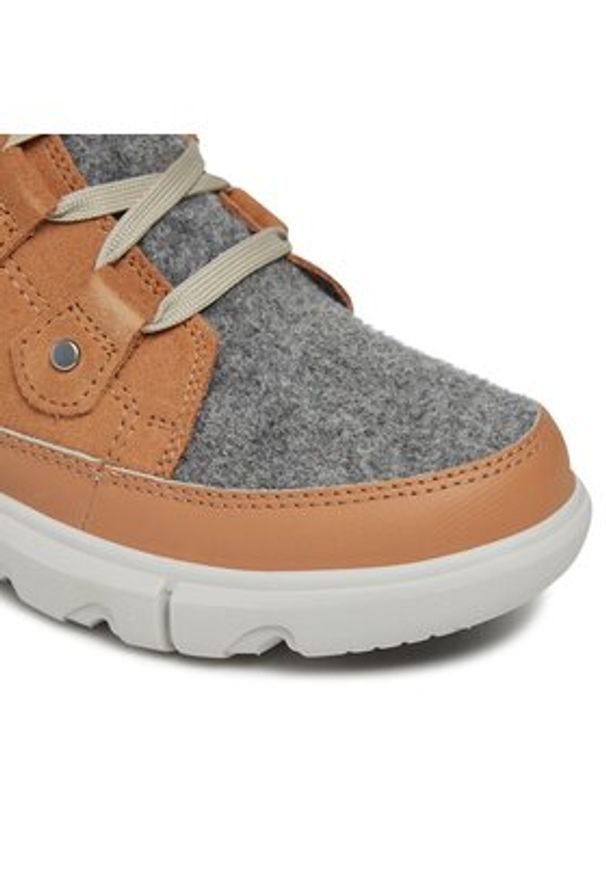 sorel - Sorel Śniegowce Explorer Next™ Joan Wp NL5069-253 Brązowy. Kolor: brązowy. Materiał: skóra, zamsz