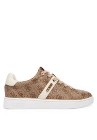 Sneakersy Guess. Kolor: beżowy