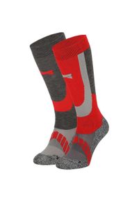 XTREME SOCKSWEAR - Skarpety narciarskie Xtreme, 2 par, Multi Czerwony. Kolor: czerwony. Sport: narciarstwo #2