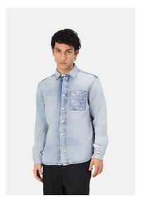 Tommy Jeans Koszula jeansowa DM0DM21362 Niebieski Regular Fit. Kolor: niebieski. Materiał: bawełna #5