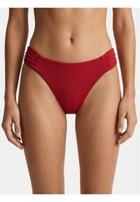 Seafolly Dół od bikini S. Collective 40726-942 Czerwony. Kolor: czerwony. Materiał: syntetyk #1