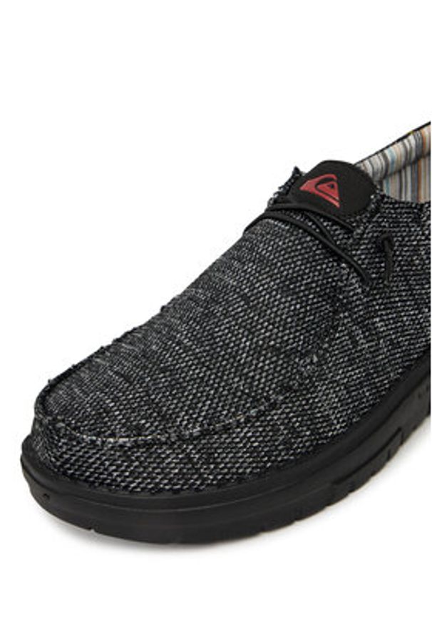 Quiksilver Półbuty WADE-01 Czarny. Kolor: czarny. Materiał: materiał