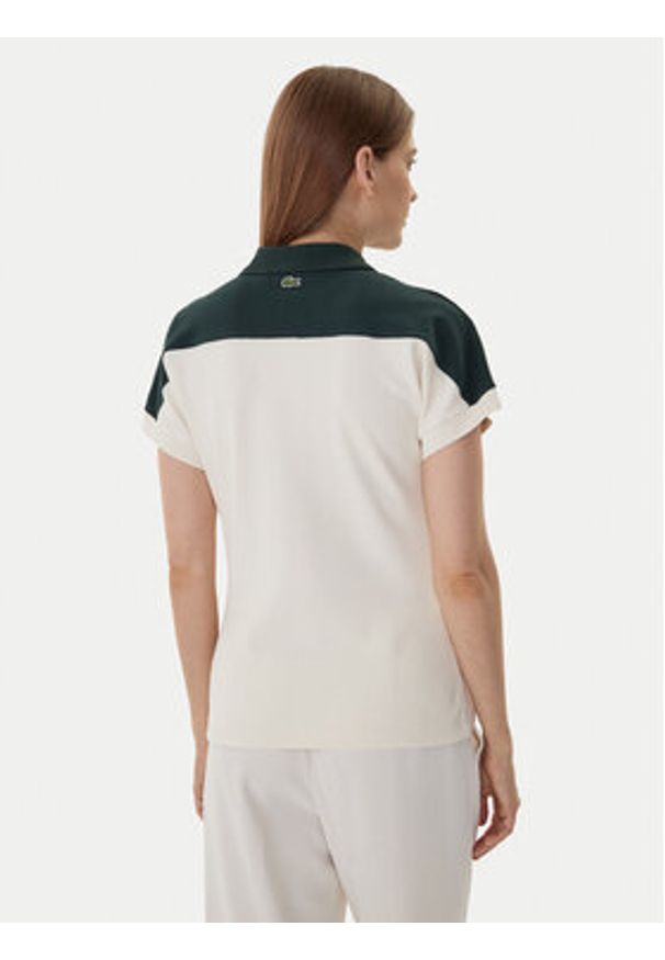 Lacoste Polo PF5291 Écru Slim Fit. Typ kołnierza: polo. Materiał: bawełna