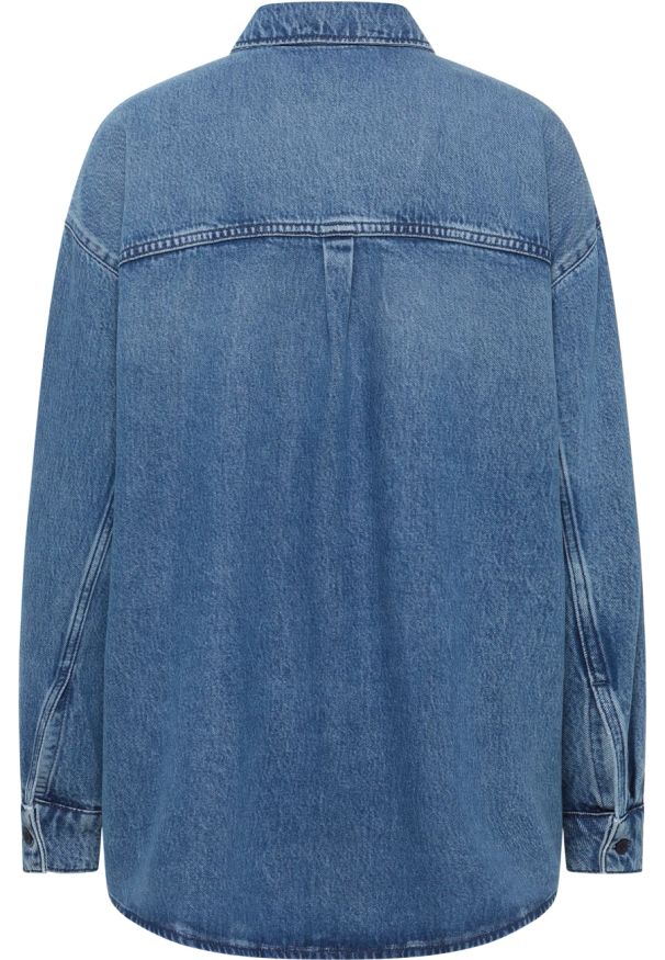 Damska Koszula Mustang Style Avilla Shirt Denim Blue 1015592 5000 401. Materiał: denim