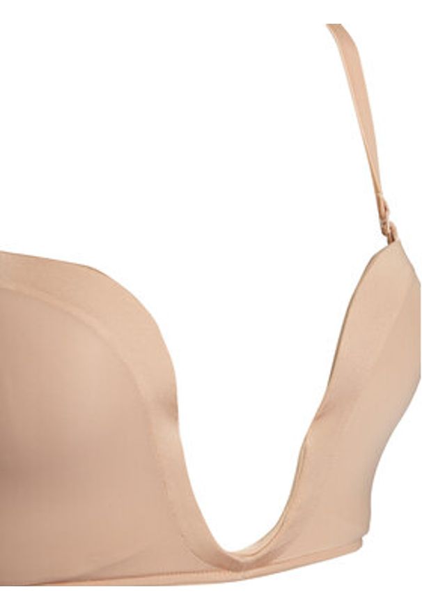 Wonderbra Biustonosz push-up WB0000J5 Beżowy. Kolor: beżowy. Materiał: syntetyk. Rodzaj stanika: push-up