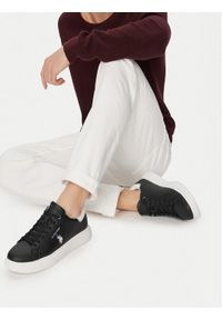 U.S. Polo Assn. Sneakersy EO-AUSTIN001M/6L1 Czarny. Kolor: czarny. Materiał: skóra, syntetyk #1