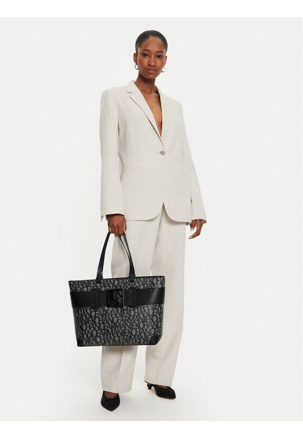 Armani Exchange Torebka 949127 3F742 00850 Czarny. Kolor: czarny. Materiał: skórzane