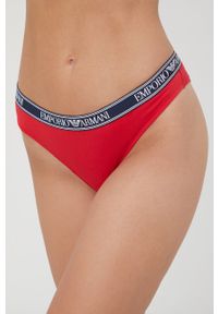 Emporio Armani Underwear brazyliany (2-pack) kolor czerwony. Kolor: czerwony. Materiał: materiał