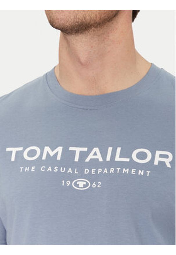 Tom Tailor T-Shirt 1045773 Niebieski Regular Fit. Kolor: niebieski. Materiał: bawełna