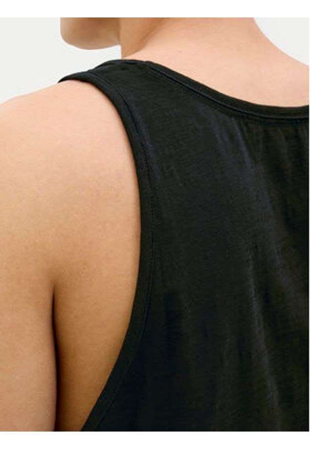 Jack & Jones - Jack&Jones Tank top Varenna 12273165 Czarny Regular Fit. Kolor: czarny. Materiał: bawełna