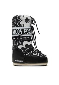 Moon Boot Śniegowce Mb Icon Flower 80D1402940 Czarny. Kolor: czarny. Materiał: materiał #1