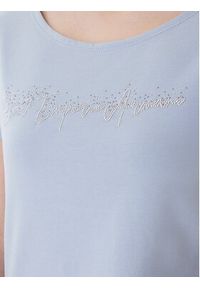 EA7 Emporio Armani T-Shirt 7W000978 AF10373 U9309 Niebieski Regular Fit. Kolor: niebieski. Materiał: bawełna #4