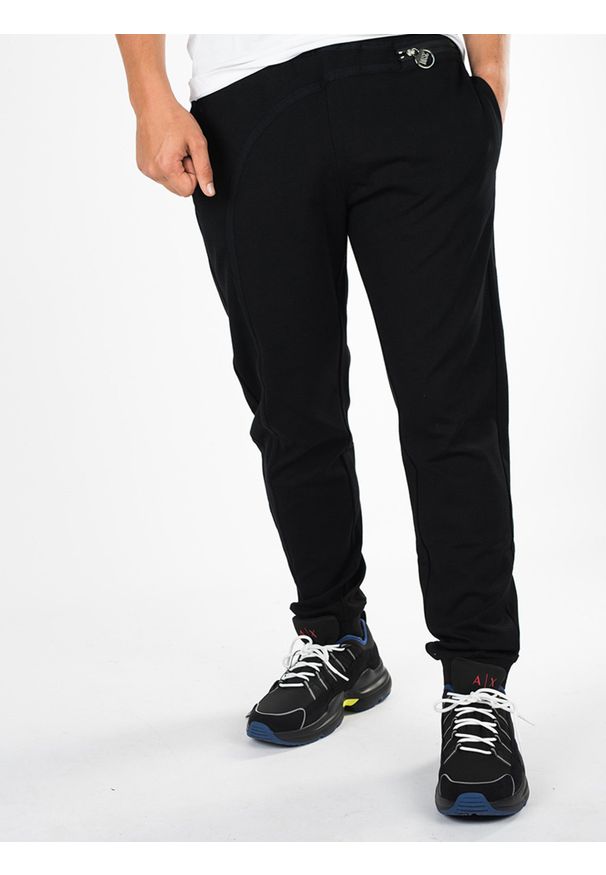 Bikkembergs Spodnie | A 1 02B HM E B072 | Mężczyzna | Czarny. Okazja: na co dzień. Kolor: czarny. Materiał: wiskoza, nylon, elastan. Styl: casual
