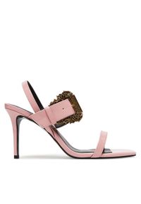 Versace Jeans Couture Sandały 78VA3S71 Różowy. Kolor: różowy. Materiał: skóra