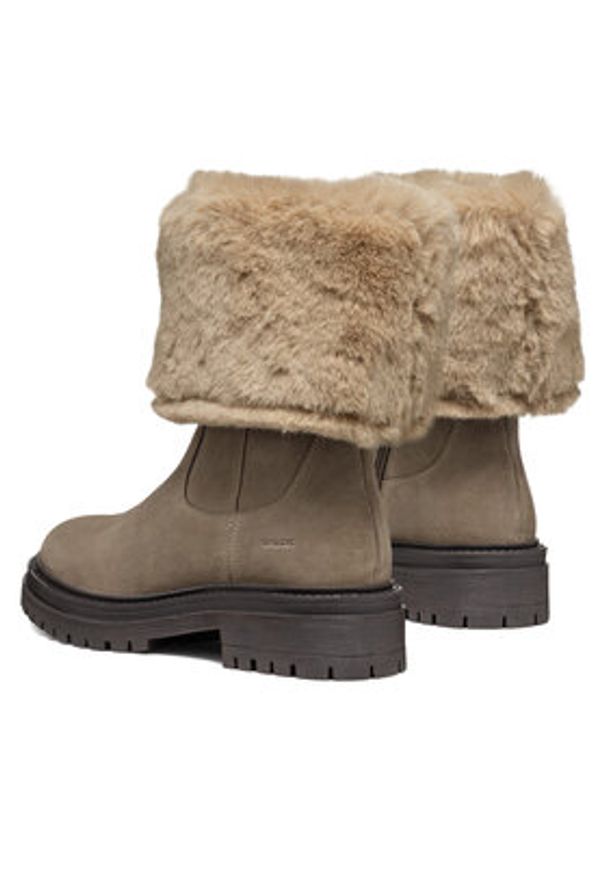 Geox Botki D Iridea D04HRM 022BH C6029 Beżowy. Kolor: beżowy. Materiał: materiał