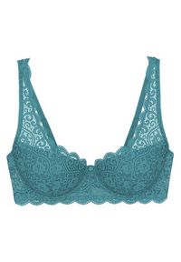 Triumph Biustonosz z fiszbiną Amourette 10209584 Turkusowy. Kolor: turkusowy. Materiał: syntetyk #4